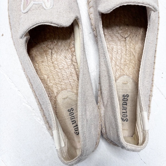 Soludos French Bulldog Espadrilles Size 10 EUC - Picture 5 of 10